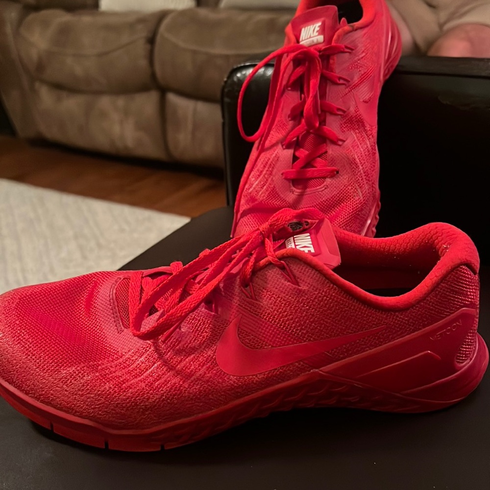 Atlanta Falcons Rise Up Nike ID Metcon 3 Sneakers